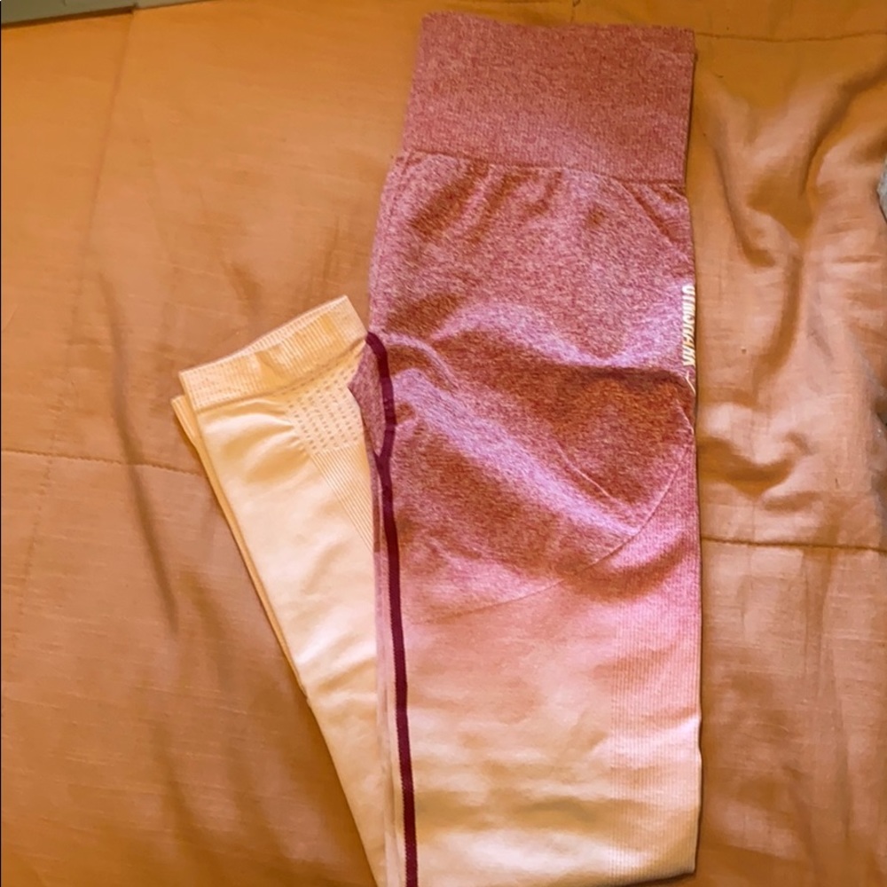 Gymshark pink ombré leggings